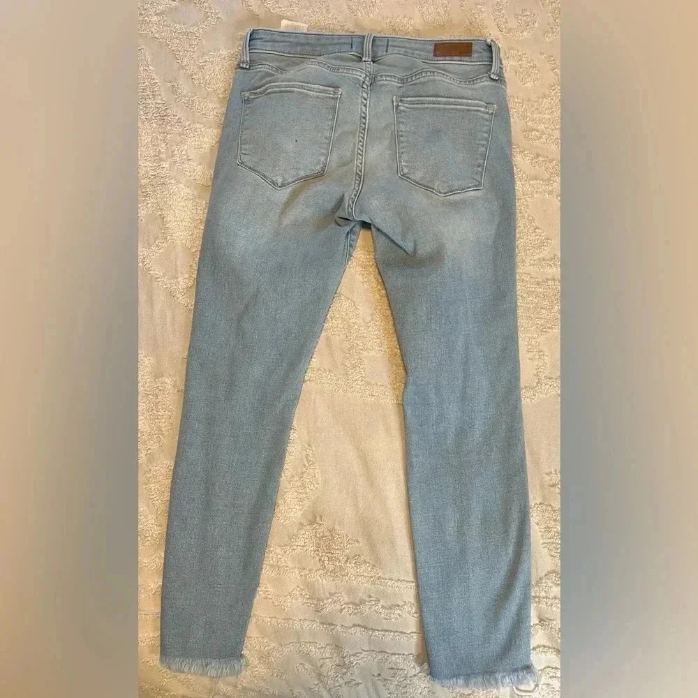 Abercrombie & Fitch Womens Harper Super Skinny Distressed Jeans A&F - Picture 3 of 5